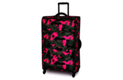 it Luggage Large Camo Classic Suitcase - Pink/Green